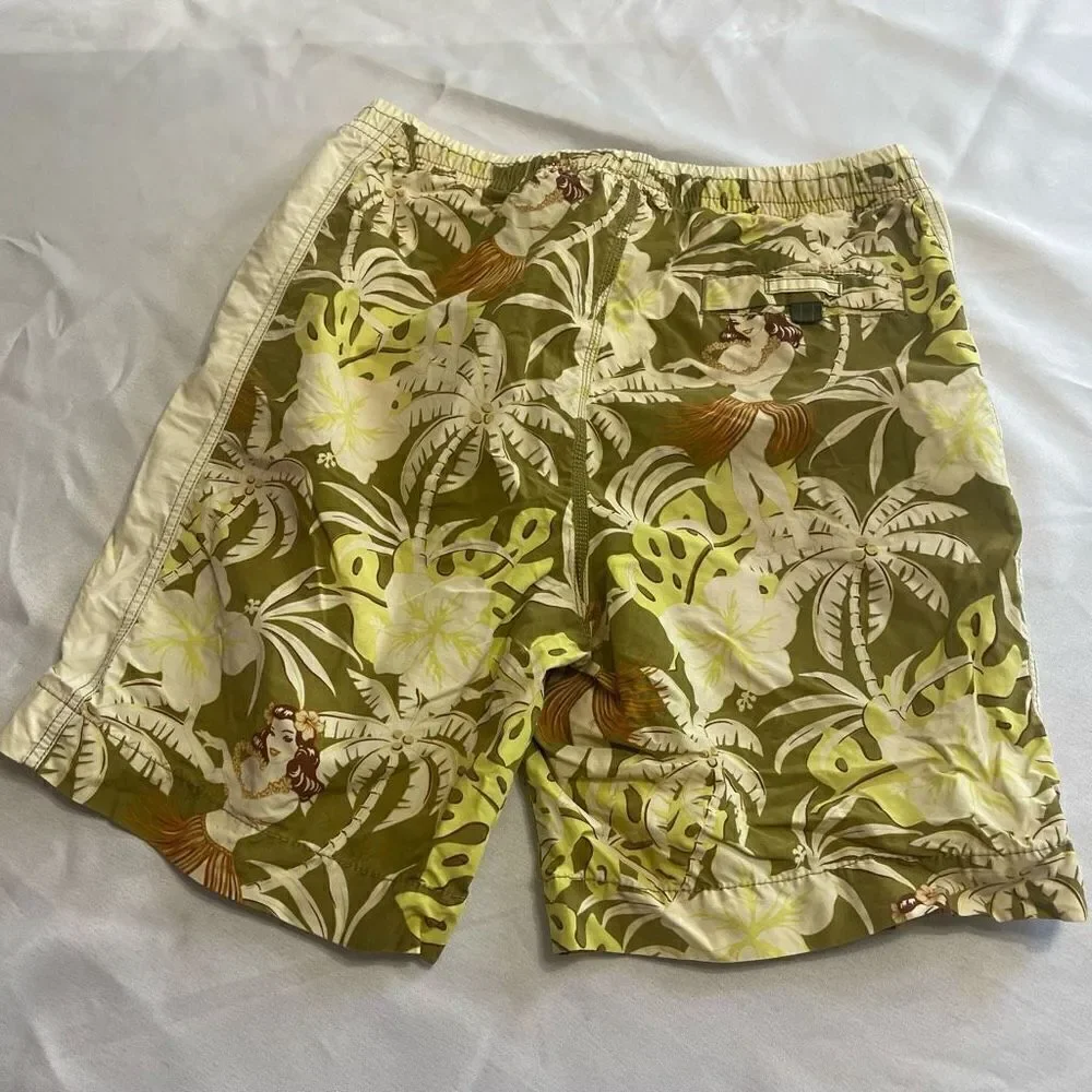 Tommy Bahama Hula Girl Swim Trunks Size Small